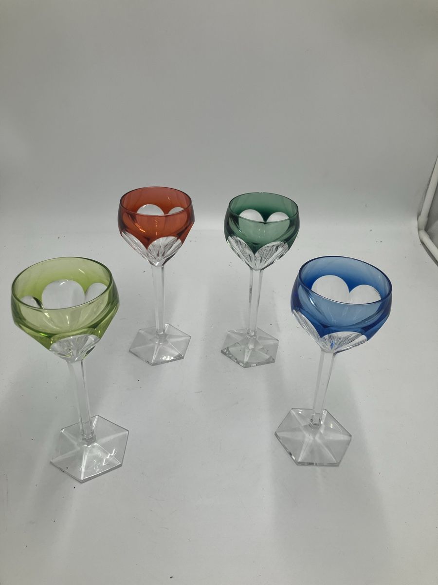 Lambert Bicchieri: 4 Verres Val St Lambert – Usato da fribourg venduto da Retroverso 2