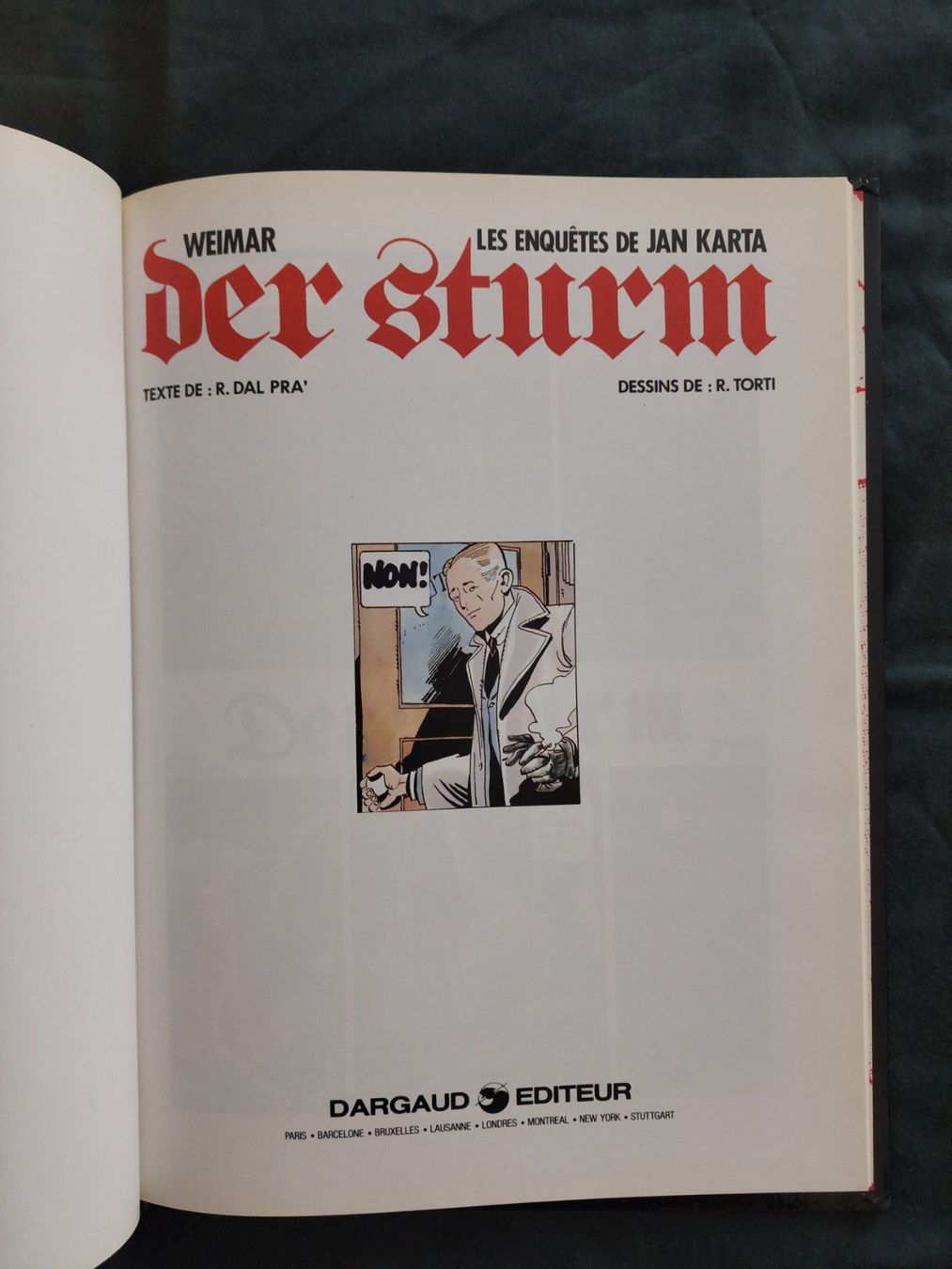 Fumetti: Weimar T.2  Jan Karta / Der Sturm EO 1986 TBE – Usato da Genève venduto da Blu_BD 5