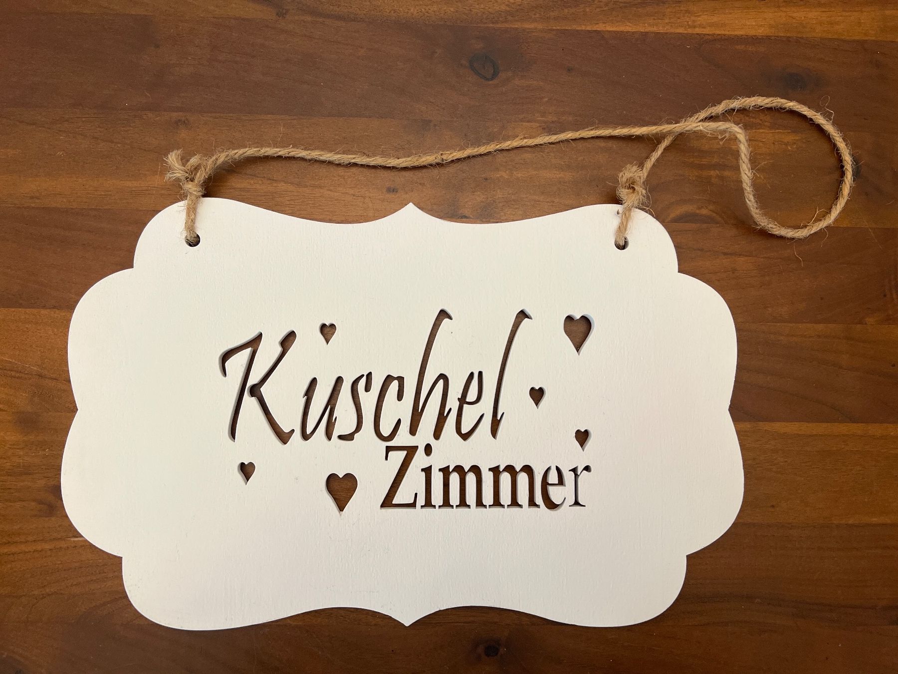 Insegne: Dekoschild  Zimmerschild Weiss – Usato da Altdorf UR venduto da JanAil