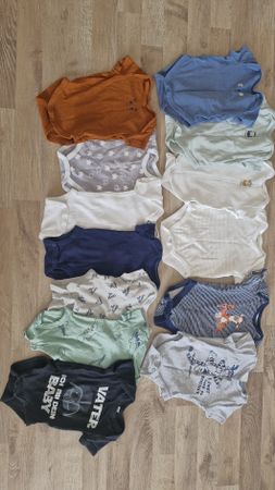Baby Bodys 56 Set Kurzarm verschiedene Motive 
