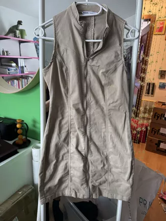 Bershla Bodycon Kleid mit Reissverschluss Grösse M