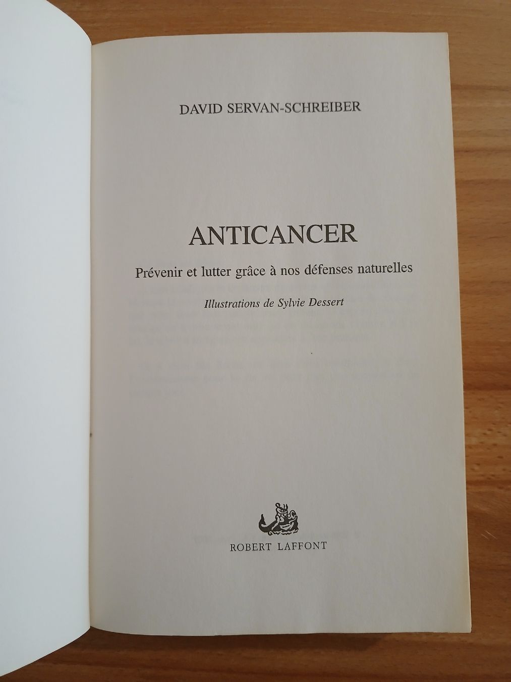 Libri: Anticancer - David Servan-Schreiber, livre en français. – Usato da Le Sentier venduto da arc_2thy 1