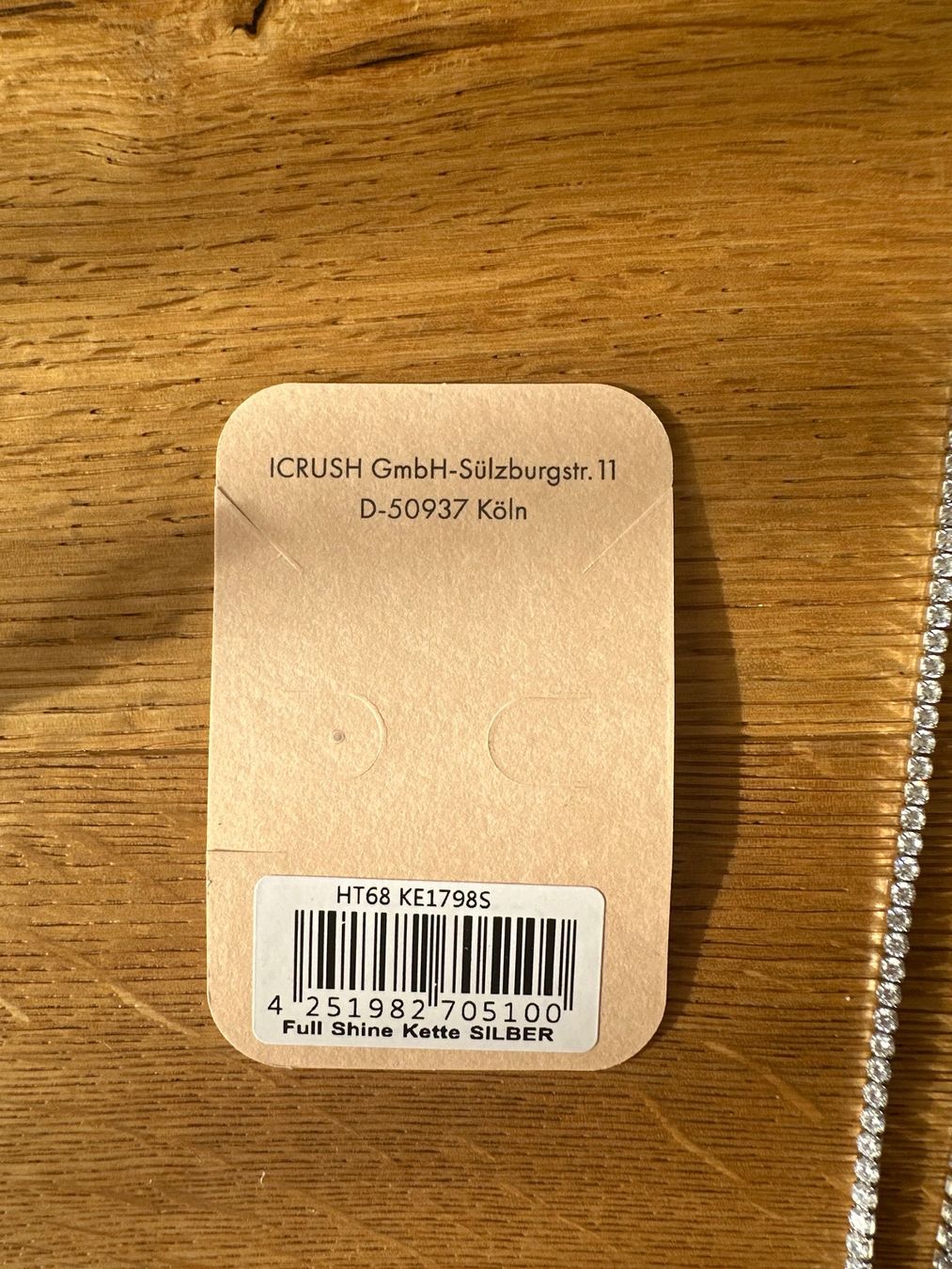 Catenine: ICRUSH Full Shine Kette Silber – Nuovo e nell'imballaggio originale da Riedt b. Erlen venduto da sina.aline 4