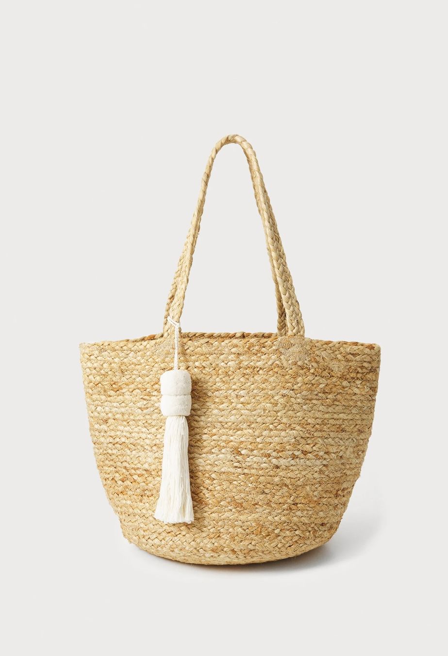 Pieces Taschen für Damen: Pieces JUTE SHOPPER Tasche – Gebraucht aus Genève von sunandwind