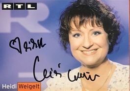 Heidi Weigelt Autogramm signiert Foto 10x15cm