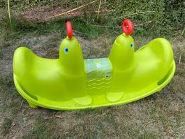 Wipptier Spielgerät für Kinder grün 2-fach nutzbar guter ...