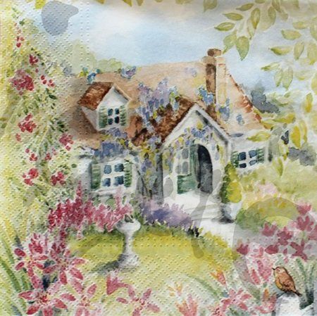 Servietten: Serviette im garten (d261) – Neu (gemäss Beschreibung) aus Schlatt TG von kreativ-atelier