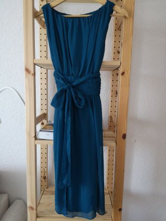 Festliches Kleid Gr. S petrolblau