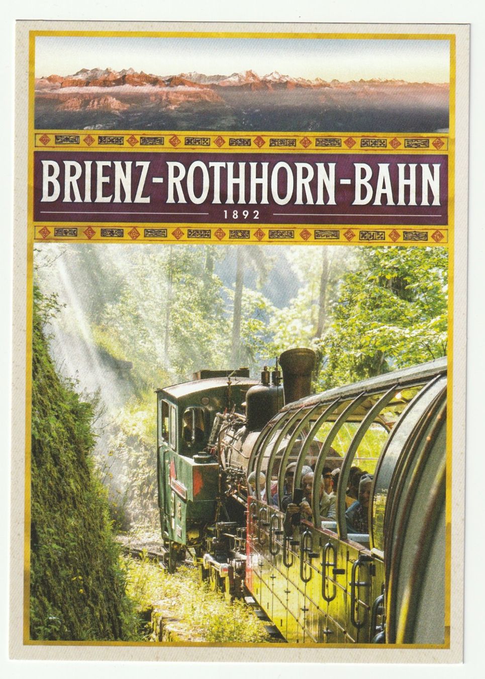 Ansichtskarten: Postkarte Brienz Rothorn Bahn – Neu (gemäss Beschreibung) aus St. Gallen von Ricardo_Deals