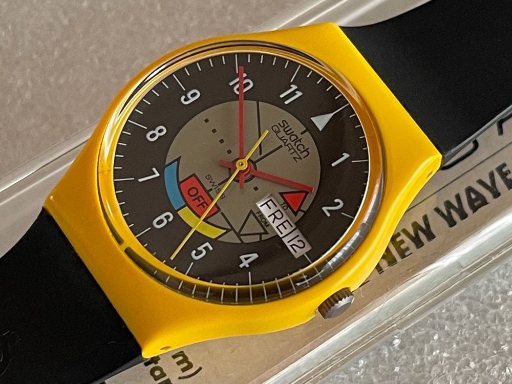 SWATCH GENT YAMAHA RACER GJ 700 VON 1985 FHL AUF ARMBAND NEU (Neu und ...