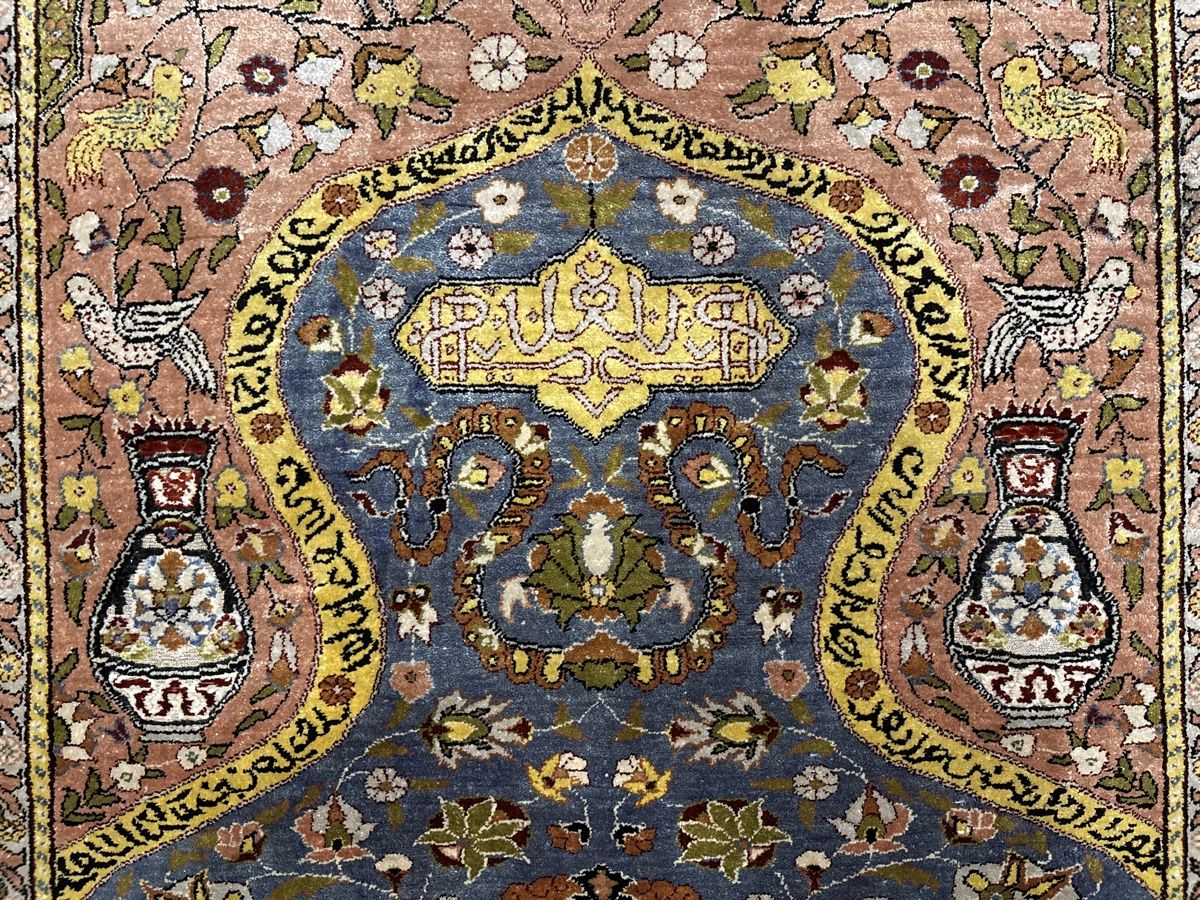 Tappeti: Seltener Kum Kapi Stil Seidenteppich 100% Handmade – Nuovo (secondo la descrizione) da Bennau venduto da Mayer_Carpets 7