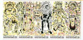 Briefmarken "Festival". Papua-Neuguinea