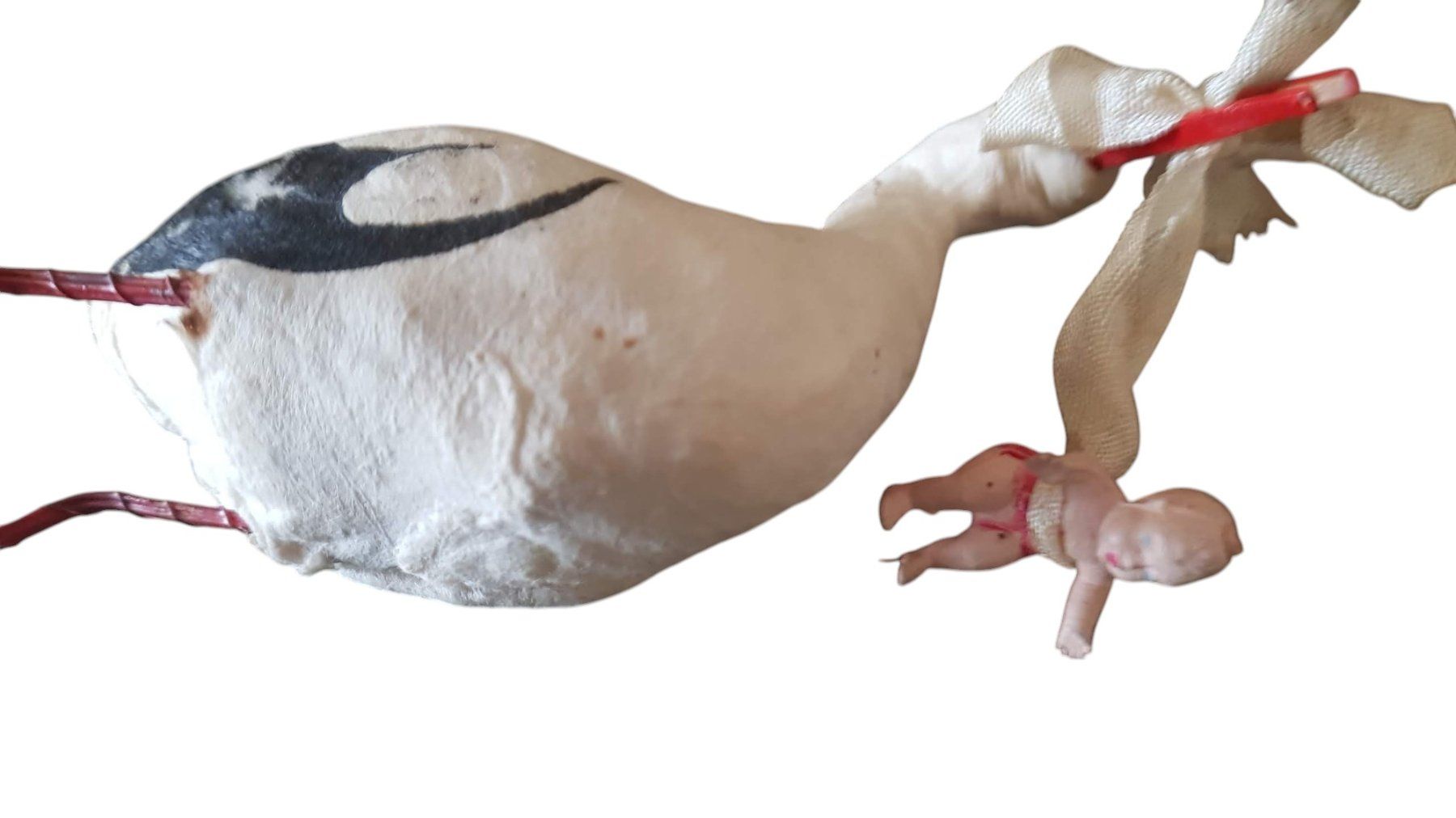 Tutte le decorazioni: Weihnachtsschmuck Storch Watte – Usato da Mörschwil venduto da antiksalon 4