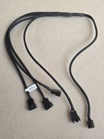 4 Pin PWM Lüfter Splitter 1 auf 4 Kabel 60cm PC Fan Hub