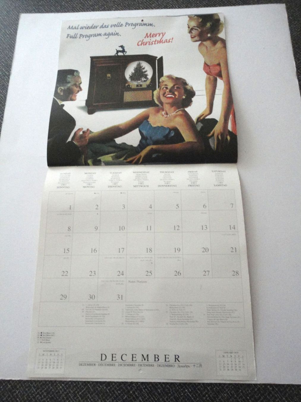 Calendari: Retro Kalender/Küchenkalender Repro-Druck – Usato da zürich venduto da parts5060 4