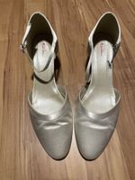 Ivory Satin Rainbow Club Anika Schuhe, Gr. 42, Top!