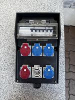Spälti Baustromverteiler mit 2× Typ 25 und 4× Typ 23 Steckdo