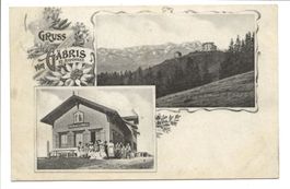 Gruss vom Gäbris (AR) ob Gais - Gasthaus - Alpstein - 1907