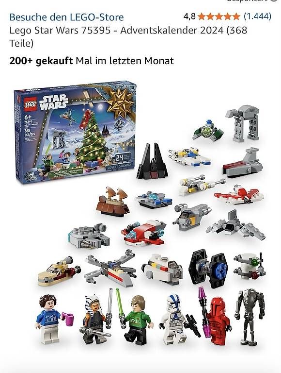 Calendriers: Lego Starwars Adventskalender  – Neuf avec emballage d'origine à Niederhünigen par cmo_7wqr 2
