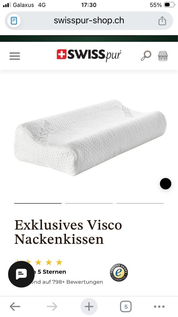 Kissen: Visco Nackenkissen – Neu (gemäss Beschreibung) aus Urdorf von be_bravee 4