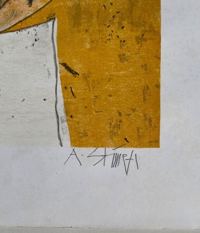 AUGUST STIMPFL LITHOGRAPHIE SIGNIERT NUMMERIERT 5