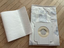 1 (ONE) Swirl X351 Vacuum Cleaner Bag and one cuttable filte