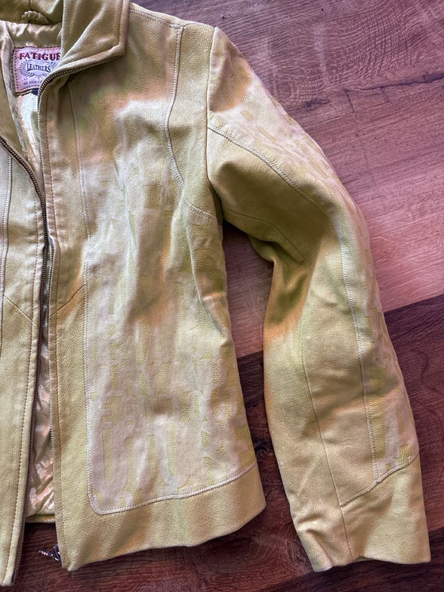 Giacche: Lederjacke Grün Y2K Vintage – Usato da Bern venduto da LoveVintageY2K 3