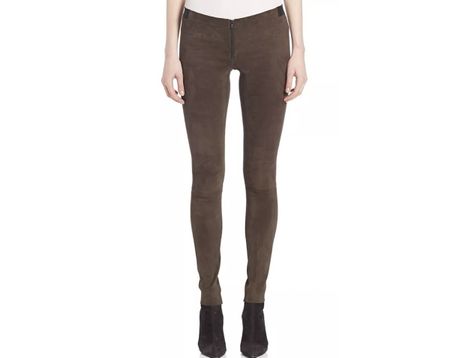 Leggings aus natürlichem Wildleder Alise+olivia
