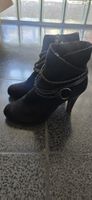 Tamaris Stiefeletten schwarz Leder Grösse 38 