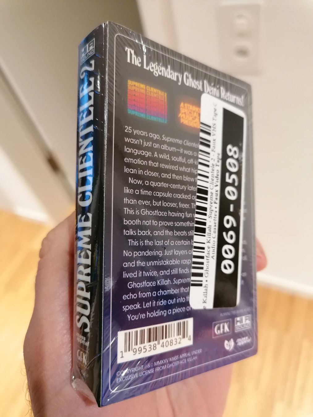 Musicassette: Ghostface Killah - Supreme Clientele 2 - Cassette Tape – Nuovo e nell'imballaggio originale da Regensdorf venduto da Mesciupippi 1