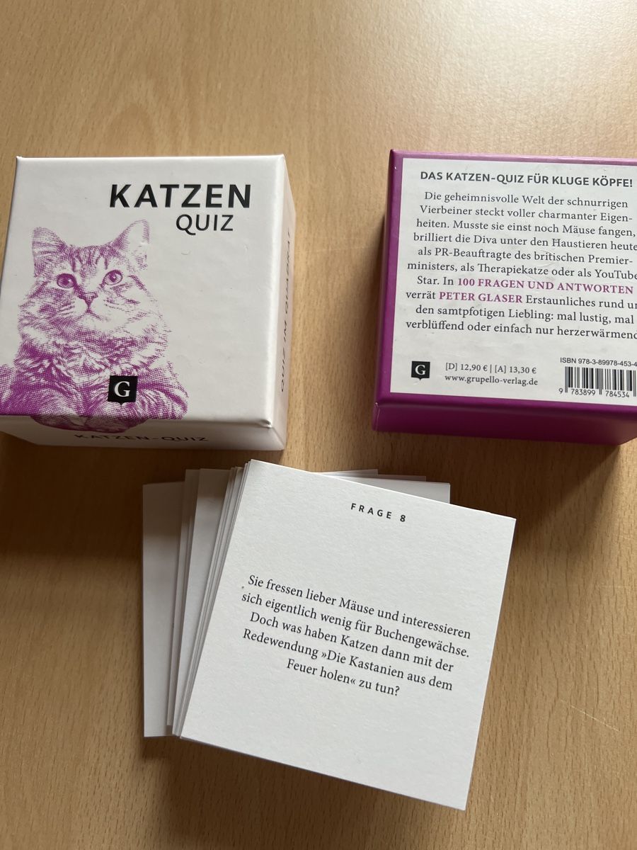 Giochi: Katzen Quiz – Nuovo (secondo la descrizione) da Thürnen venduto da Lilie37