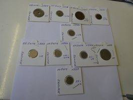 Norwegen, Konvolut alte Münzen