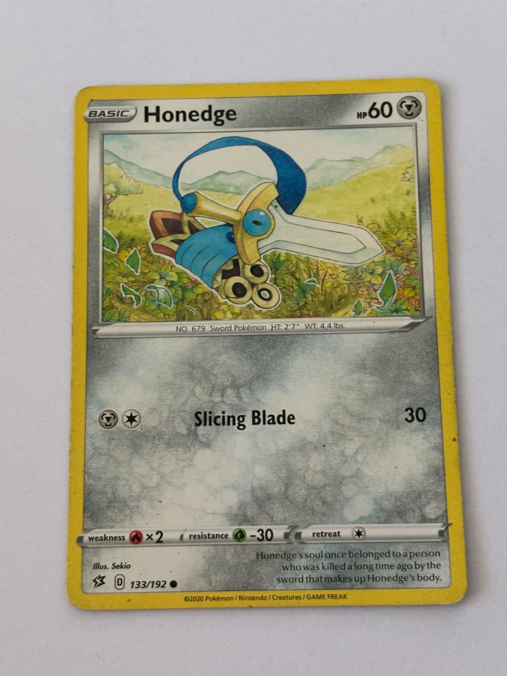 Pokémon Carte collezionabili: Honedge 133/192 – Usato da Herisau venduto da Seyashop_2
