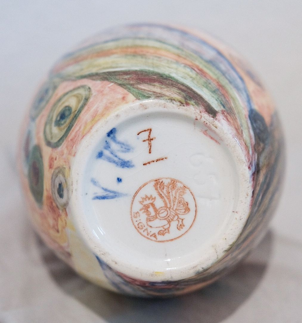 Vasi & Recipienti: Handbemalene Vase, Krug mit Monogramm – Usato da Bern venduto da meg_ypc9 4