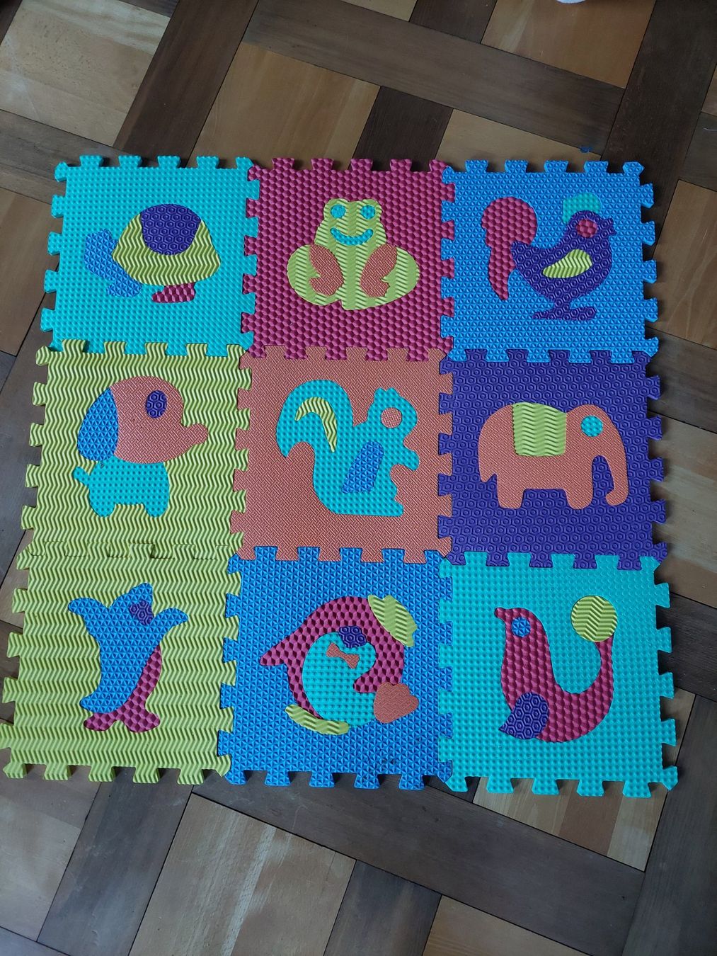 Tapis de jeu: Tier Puzzlematten / Bodenmatten / Sensorikmatten 9er-Set – D'occasion à Beckenried par Havacola 1