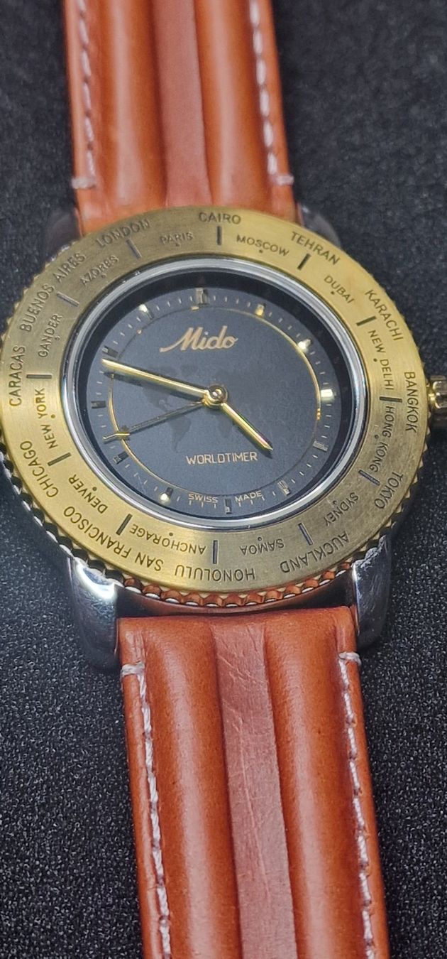 Mido Orologi: Exclusive MIDO Worldtimer Saphire Crystal, 39mm – Usato da Bülach venduto da TimeDealsNow 1