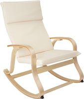 Holz Schaukelstuhl Schaukelsessel Rocking Chair Sessel BEYLA