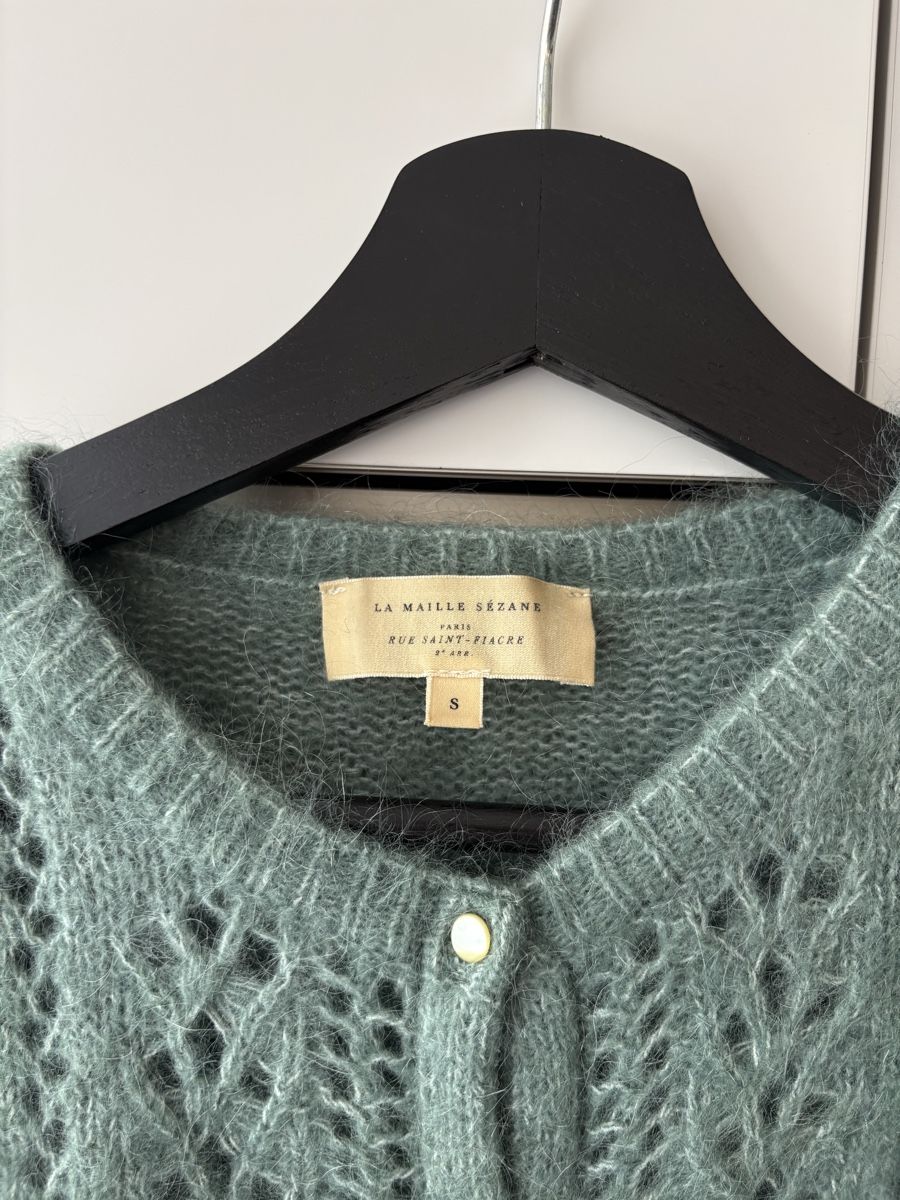 Sezane Pullover & Sweatshirts: Sezane Strickjacke grün – Gebraucht aus Jona von ali_w2qr 1