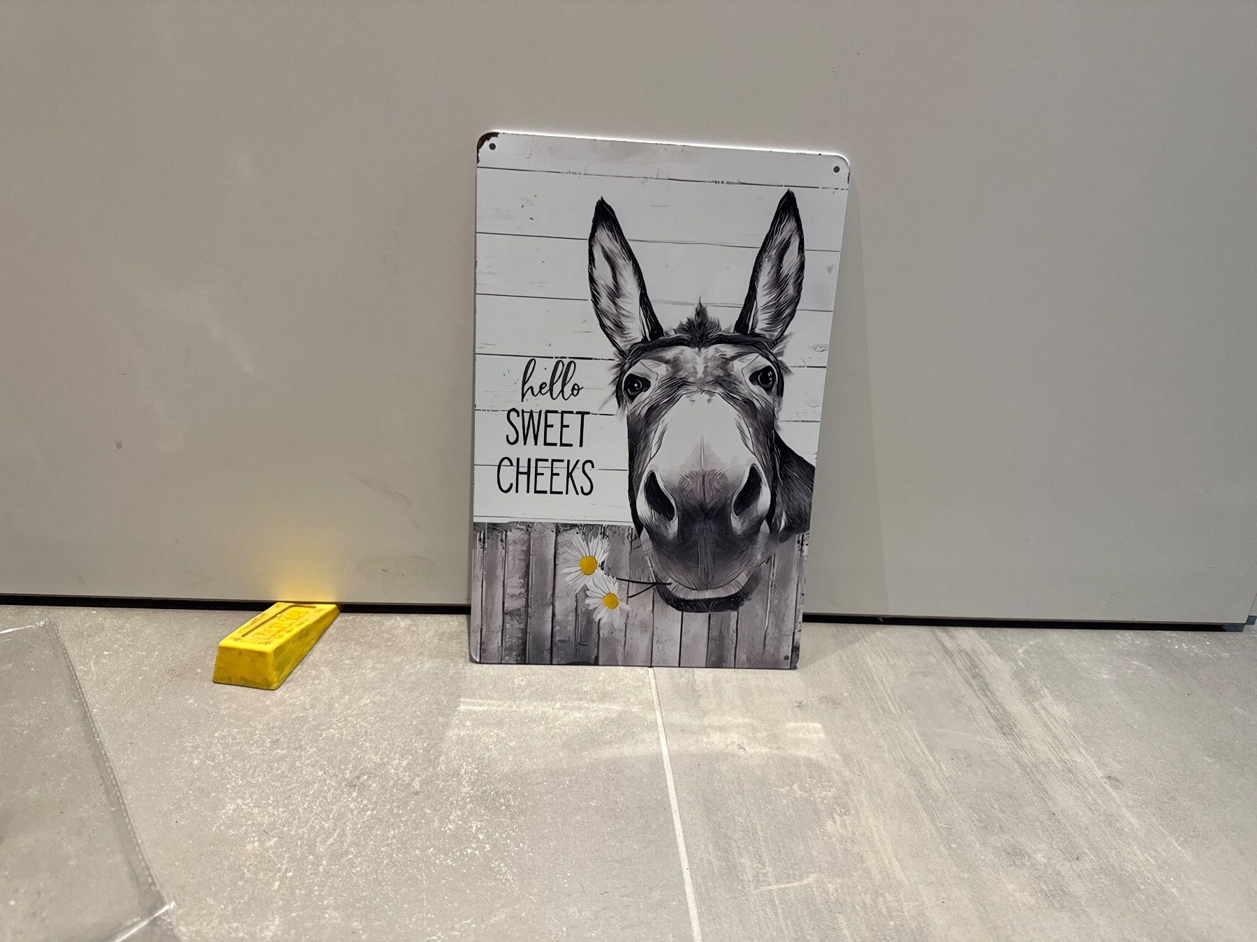Ecriteaux: Hello SWEET CHEEKS / ANGEBOT METALL SCHILD – Neuf avec emballage d'origine à Seon par Aaargauer01 6