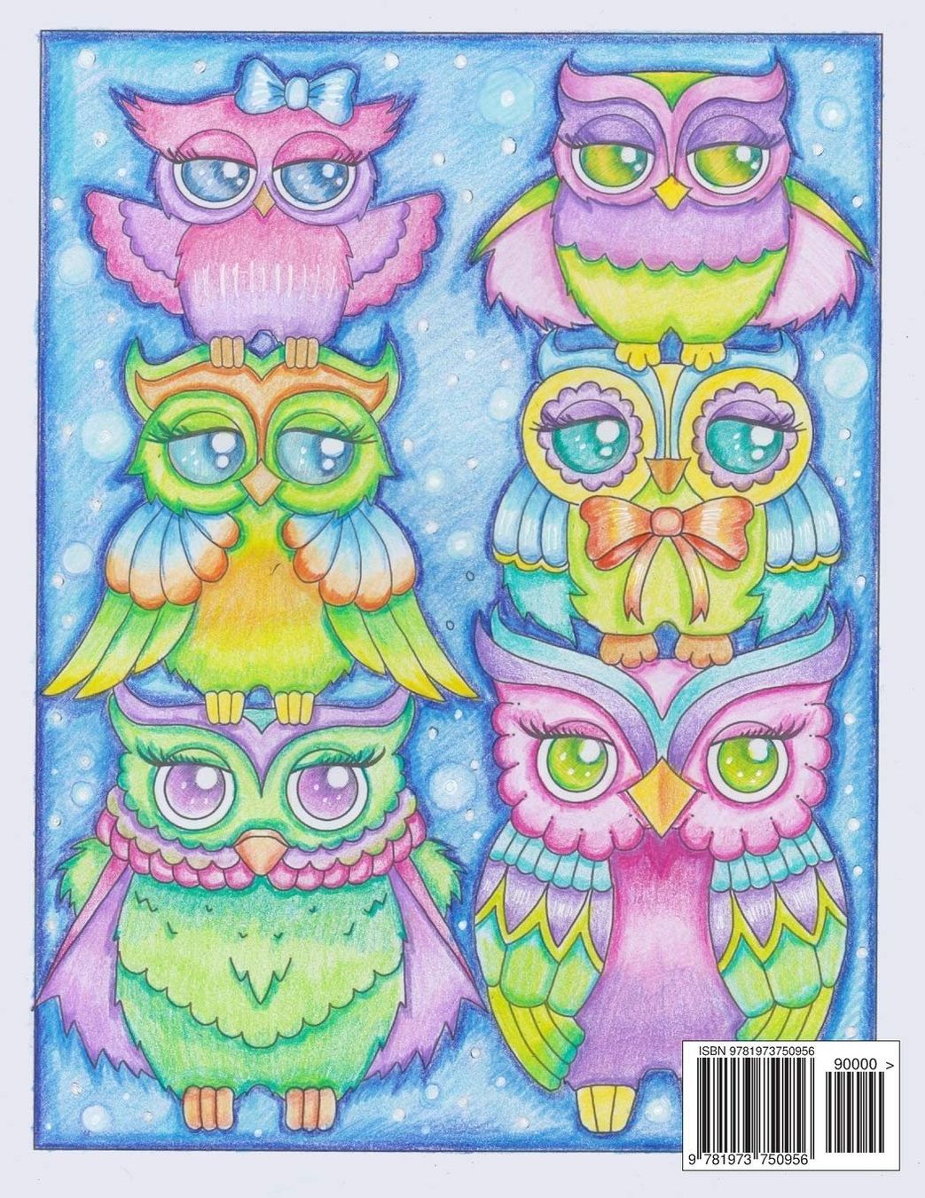 Libri: Ornamental Owls • Eulenbilder zum Ausmalen – Nuovo (secondo la descrizione) da Niederrohrdorf venduto da Robinia 1