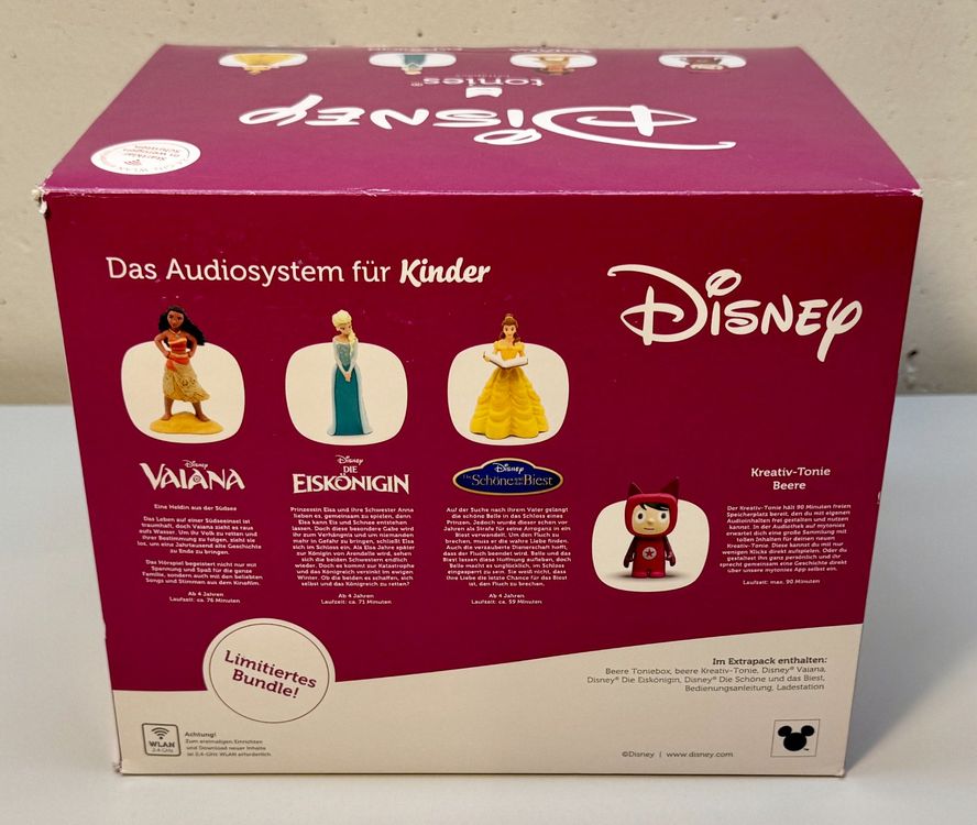 Livres audio: Toniebox - Extrapack Disney Prinzessinnen inklusive 4 Tonies – Neuf avec emballage d'origine à Rechthalten par hosme_be 2