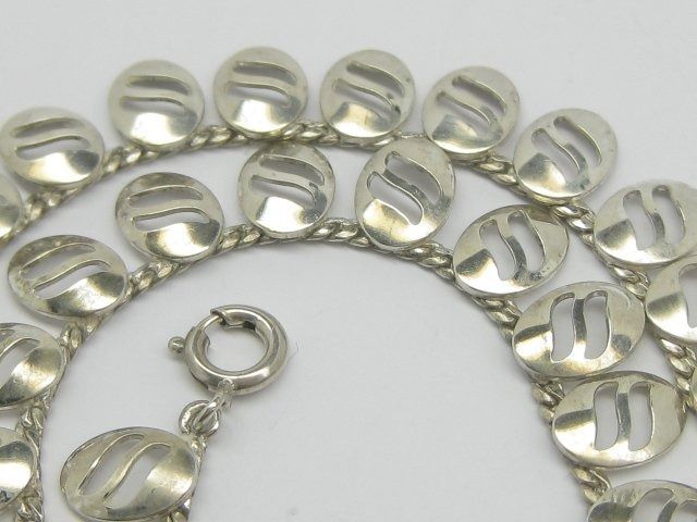 Catenine: Vintage Antik Kette Collier Silber 835 + MP – Usato da Ermatingen venduto da Decovin 2