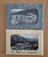 ST. MORITZ + St. Moritz- Lugano 22 Fotos – 2 Souvenir-Mäppli