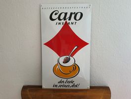 Emailschild Caro Kaffee Cafe Bar Club Salon Emaille Schild
