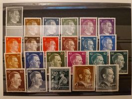 Deutsches Reich Briefmarken Lot Adolf Hitler POSTFRISCH