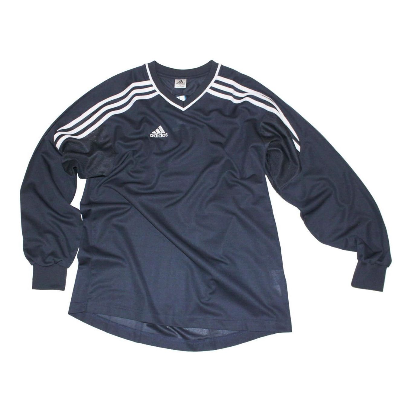 Adidas Pullover & Sweatshirts: adidas LS -Tee Pullover /made in Korea/dunkelblau/Gr.110/2XL – Neu und originalverpackt aus Wohlenschwil von EddieS-Outlet 2
