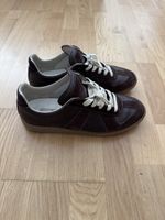 Maison Margiela Replica sneakers brown leather suede