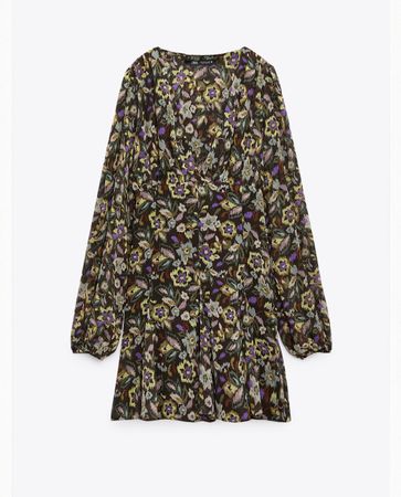 ZARA Kleid braun in Grösse XS