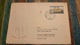 1949 Brief nach Niederlande mit Zensur