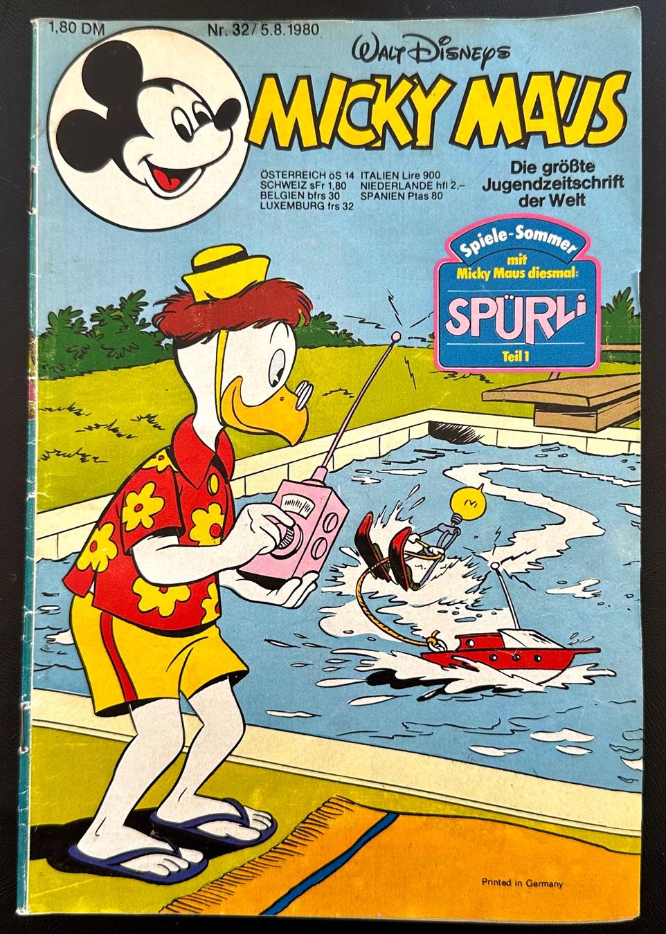 Fumetti: Mickey Maus Nr. 32 1980 – Usato da Seltisberg venduto da quadartswiss